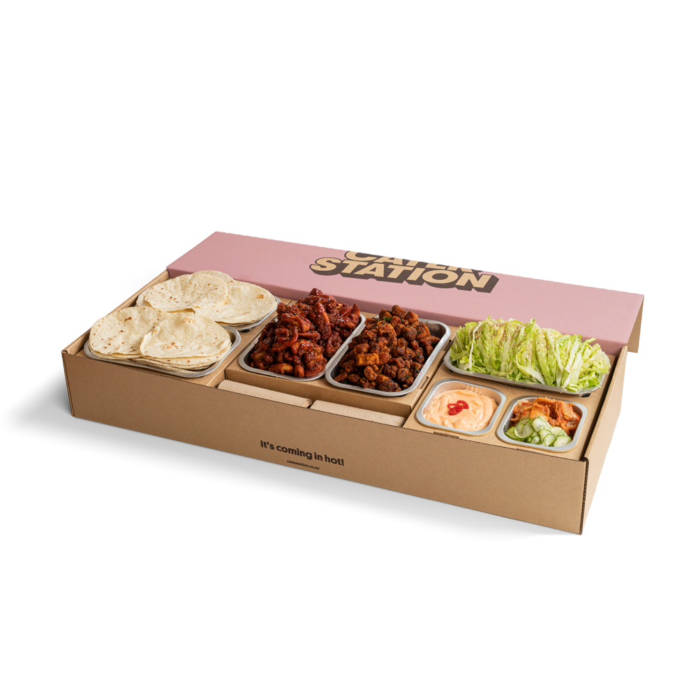 100 Person Taco Party Pack (Dietaries covered DF, Gluten friendly, Vegan)