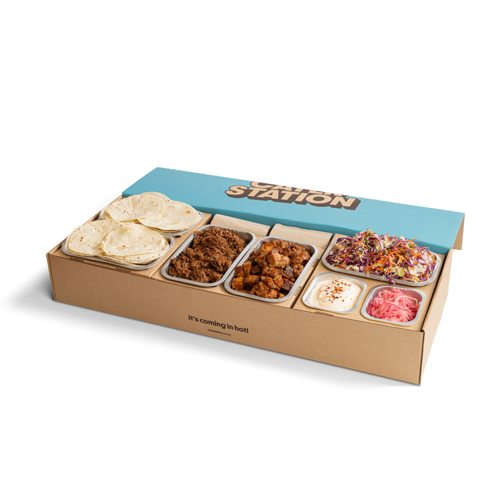 100 Person Taco Party Pack (Dietaries covered DF, Gluten friendly, Vegan)