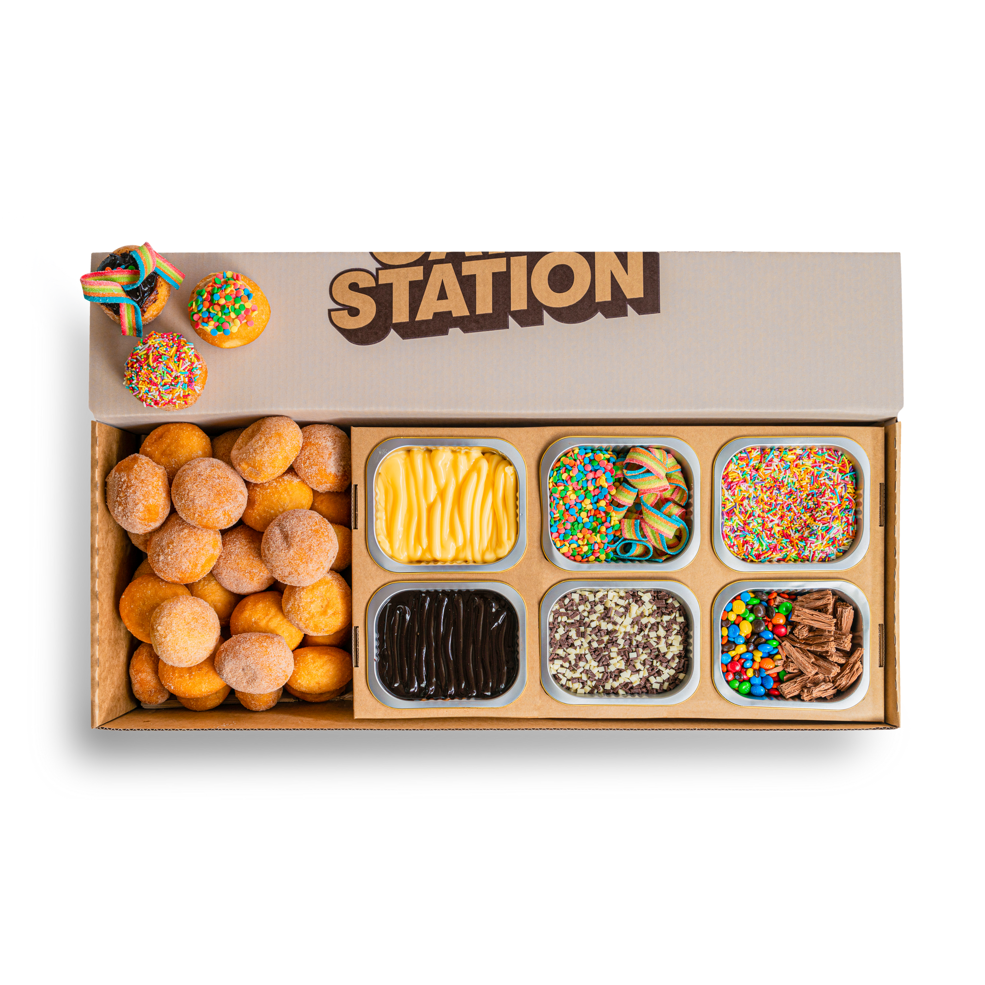 100 Party Pack with dessert (Dietaries covered DF, Gluten friendly, Vegan)