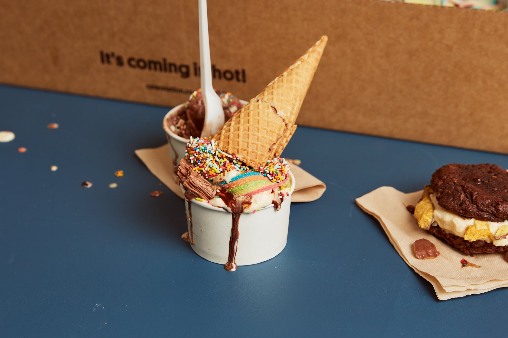 Mini Ice-cream Sandwich Station