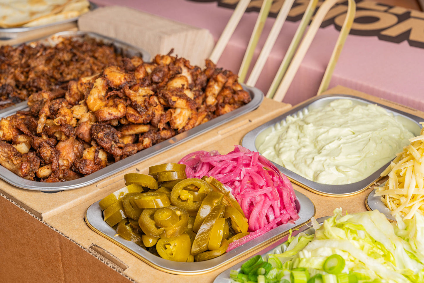 Chipotle Burrito Bowl Station