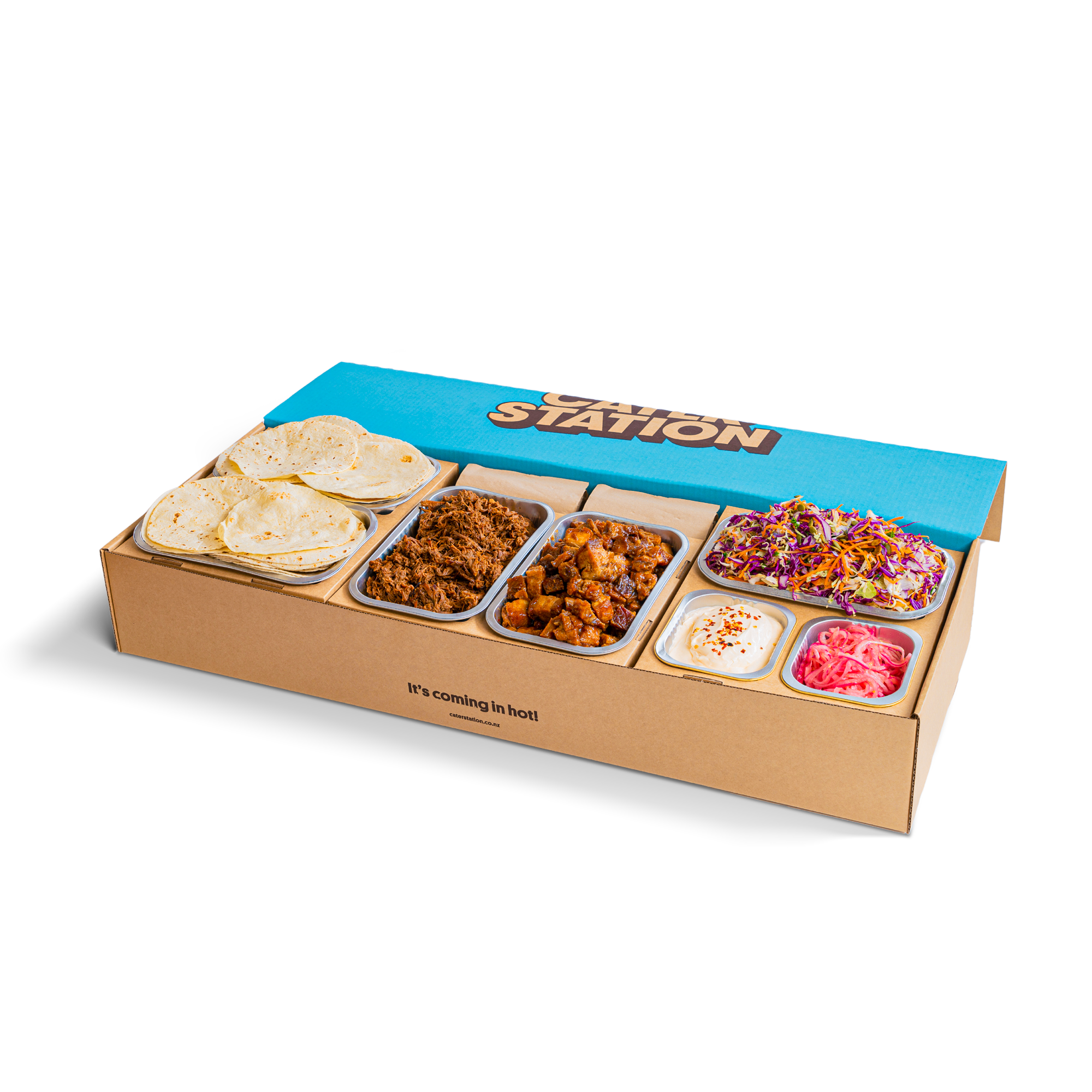 Xmas 120 - 140 Party Pack with dessert (Dietaries covered DF, Gluten Friendly, Vegan)